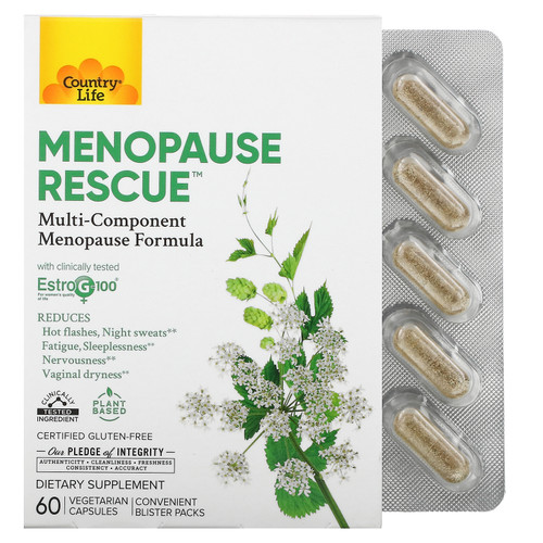 Country Life  Menopause Rescue  60 Vegetarian Capsules