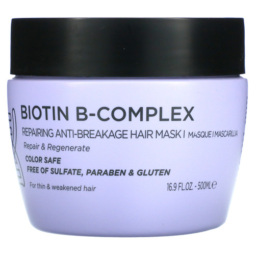 Luseta Beauty  Biotin B-Complex  Repairing Anti-Breakage Hair Mask  16.9 fl oz (500 ml)