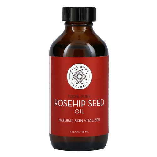 Pure Body Naturals  Rosehip Seed Oil  4 fl oz (120 ml)