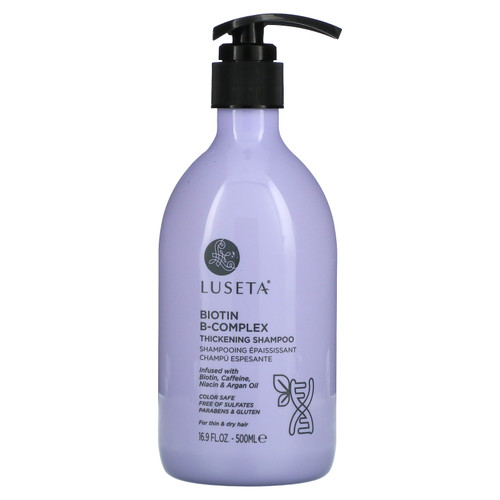 Luseta Beauty  Biotin B-Complex Thickening Shampoo  For Thin & Dry Hair  16.9 fl oz (500 ml)