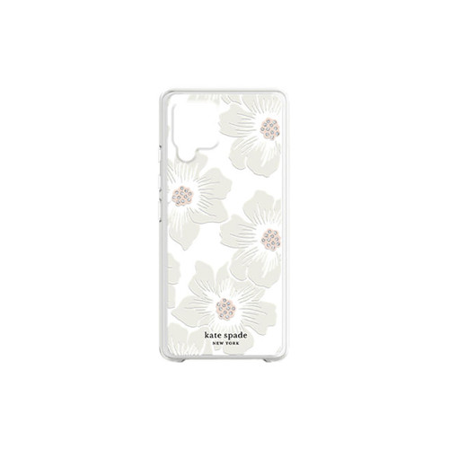 Kate Spade Hardshell Case for Galaxy A42 5G - Hollyhock Floral Clear