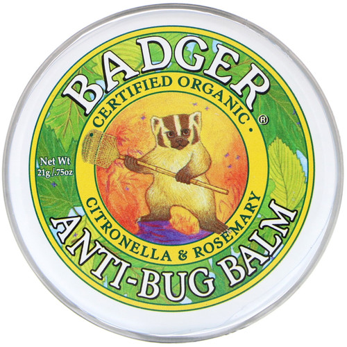 Badger Company, Anti-Bug Balm, Citronella & Rosemary, .75 oz (21 g)