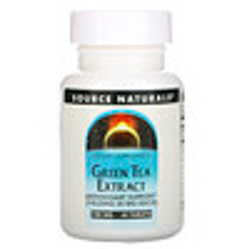 Source Naturals  Green Tea Extract  100 mg  60 Tablets