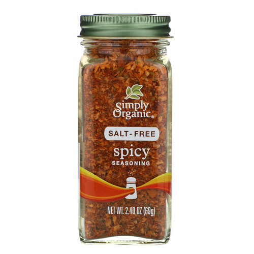 Simply Organic  Spicy Seasoning  Salt-Free  2.40 oz (69 g)
