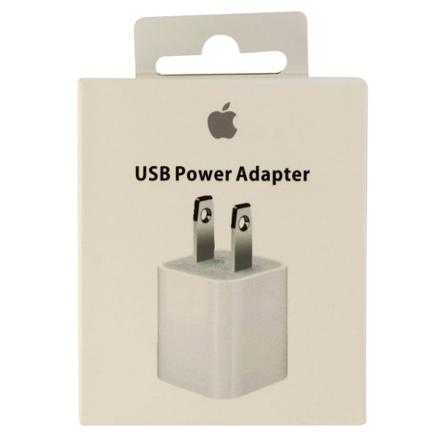 Apple USB Power Adapter 5W MD810LL/A for iPhone SE X 8 7 6 5 Wall Charger