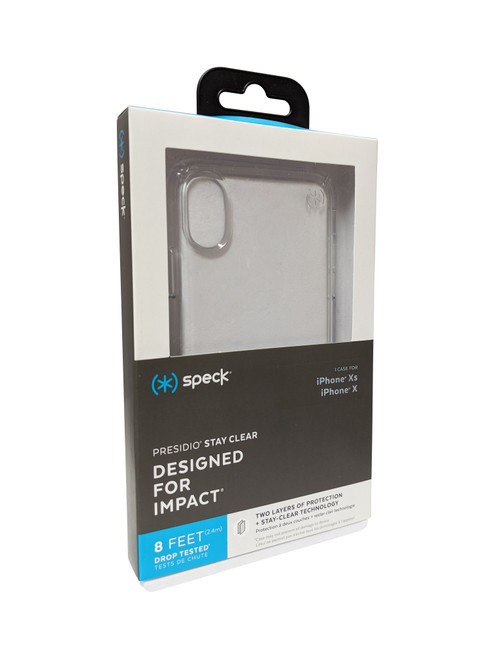 Speck Presidio Stay Clear Case for iPhone X/Xs - Clear