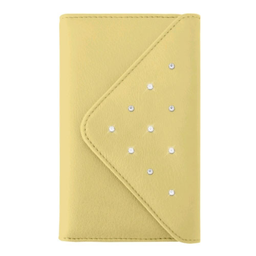 White Diamonds Grand Purse Case for iPhone 6 Plus  7 Plus  8 Plus - Yellow