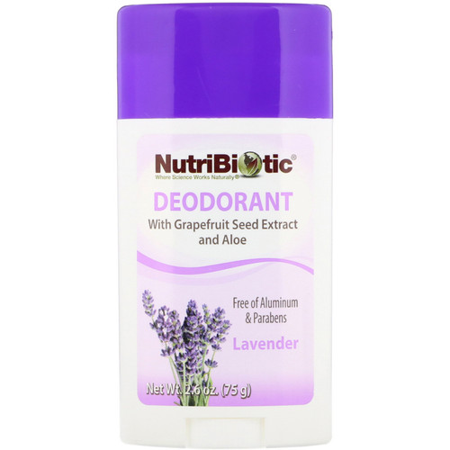 NutriBiotic  Deodorant  Lavender  2.6 oz (75 g)