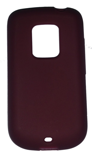 EVERCELL Silicon Skin Case for HTC Hero 6200 - Dark Red