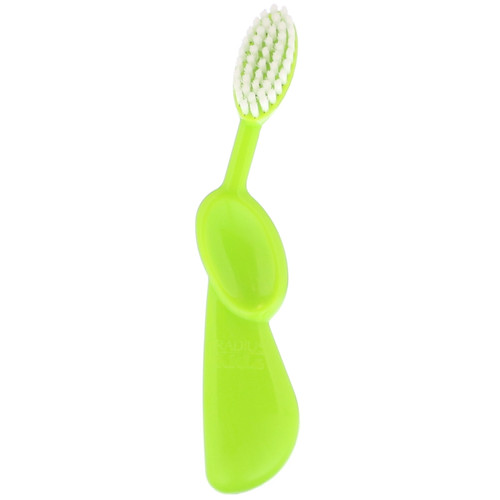 RADIUS  Kids Brush  6 Years +  Extra Soft  Right Hand  Lime Green  1 Toothbrush