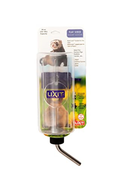 Lixit Quick Lock Wire Cage Bottles for Mice  Rats  Hamsters and Other Small Pets (20oz)