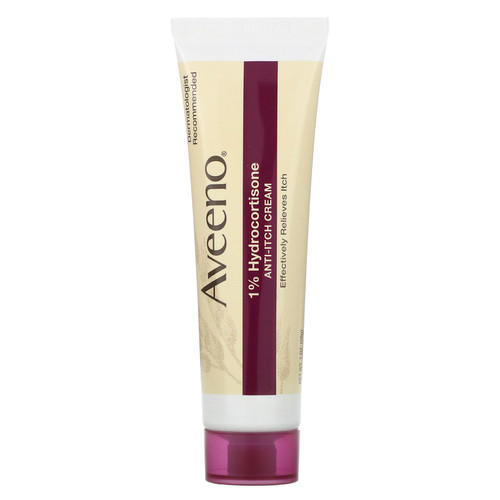 Aveeno  Active Naturals  1% Hydrocortisone  Anti-Itch Cream  1 oz (28 g)