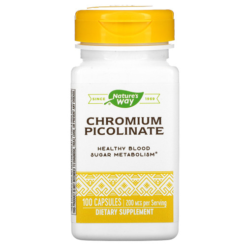 Nature's Way  Chromium Picolinate  200 mcg  100 Capsules