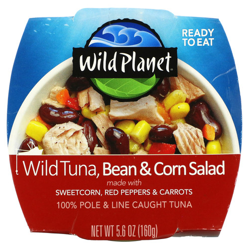 Wild Planet  Wild Tuna  Bean & Corn Salad  5.6 oz (160 g)