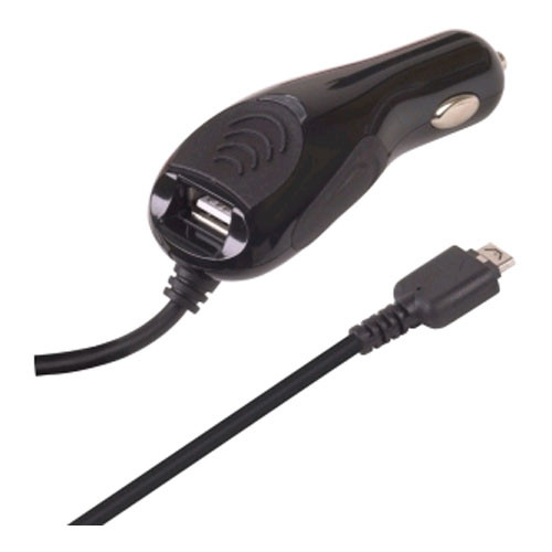 Wireless Solutions Dual USB Output Car Charger for 18-Pin LG Phones (Black) - 373059-Z