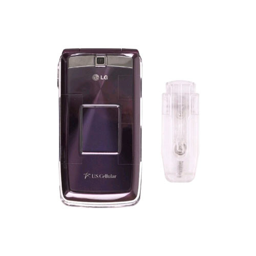 Wireless Solutions Snap On Case for LG Wine UX-280 (Clear)