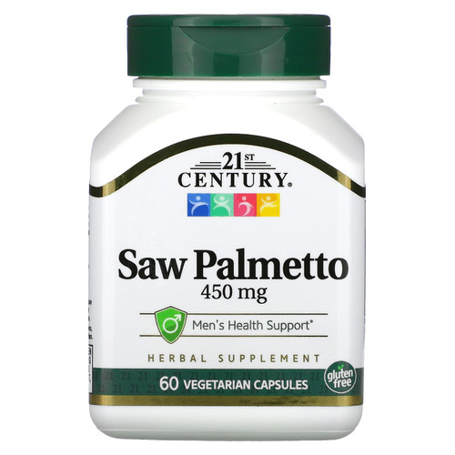 21st Century  Saw Palmetto  450 mg  60 Vegetarian Capsules