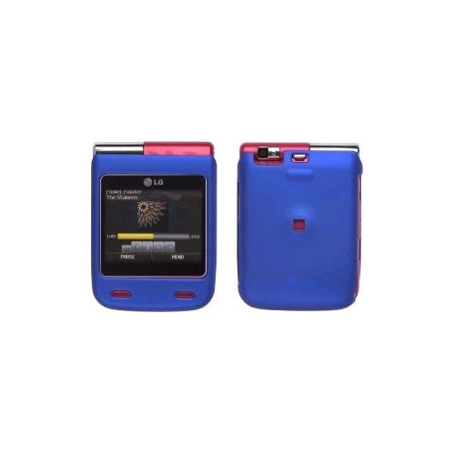 Soft Touch Case for LG Lotus Elite / Mystique UN610 - Blue