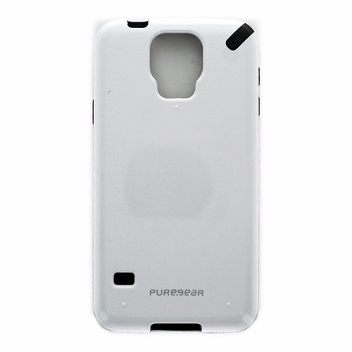 PureGear Slim Shell Case for Samsung Galaxy S5 - White and Gray
