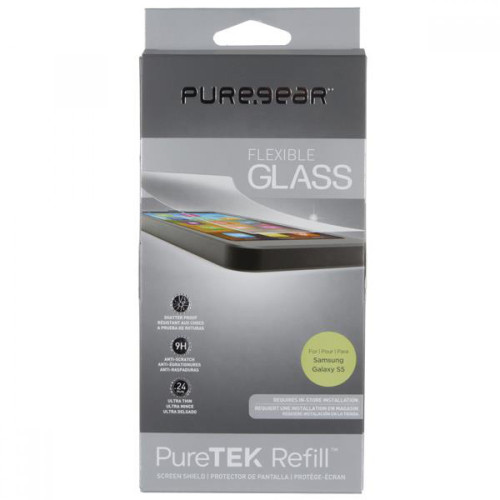 PureGear Puretek  Refill  Flexible Glass Screen Protector for Samsung Galaxy S5