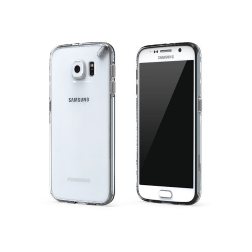 PureGear Slim Shell Case with Kickstand for Samsung Galaxy S6 - Clear/Clear