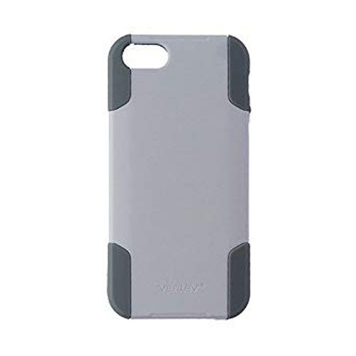 Ventev Protective Case with Holster Clip for Apple iPhone 5/5s/SE - White/Gray