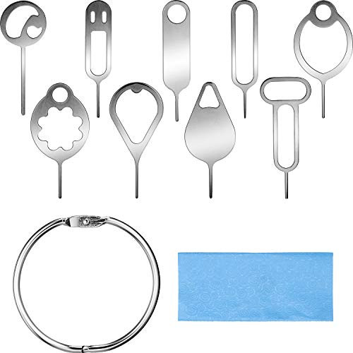 11 Pieces SIM Card Removal Tool - Card Tray Eject Pins Needle  Card Tray Pin Eject Removal Tool  Needle Opener Ejector  Tray Eject Pin Ejector  Needle Pin Remove