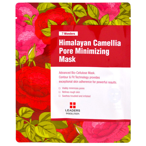 Leaders  7 Wonders  Himalayan Camellia Pore Minimizing Beauty Mask  1 Sheet  1.01 fl oz (30 ml)