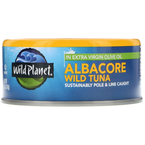 Wild Planet, Albacore Wild Tuna In Extra Virgin Olive Oil,  5 oz (142 g)