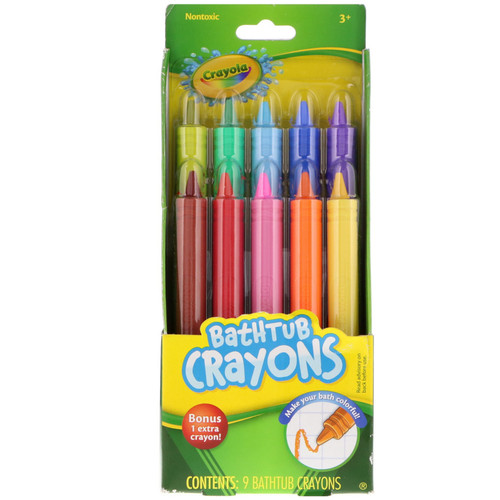 Crayola  Crayola  Bathtub Crayons  3 & Up  9 Crayons  + 1 Bonus Crayon