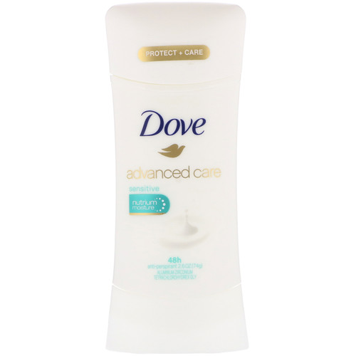 Dove  Advanced Care  Sensitive  Anti-Perspirant Deodorant  2.6 oz (74 g)