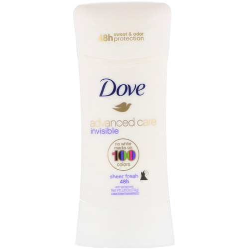 Dove  Advanced Care  Invisible  Anti-Perspirant Deodorant  Sheer Fresh  2.6 oz (74 g)