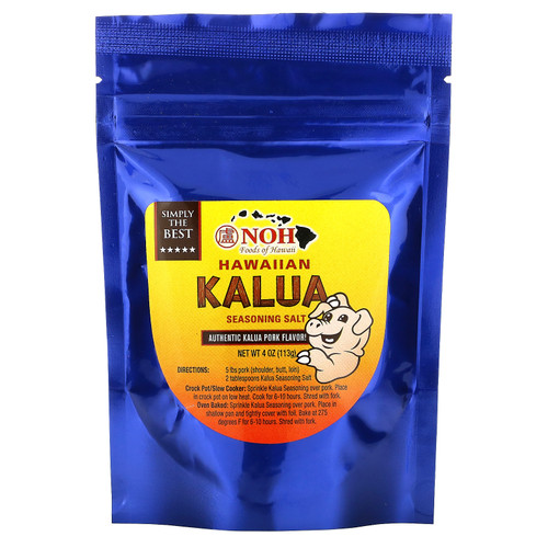 NOH Foods of Hawaii  Hawaiian Kalua Seasoning Salt  4 oz (113 g)