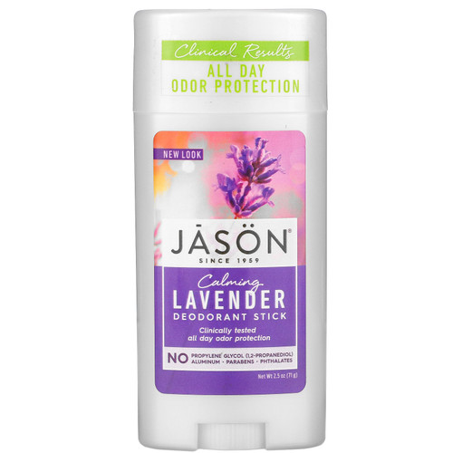 Jason Natural  Deodorant Stick  Calming Lavender  2.5 oz (71 g)