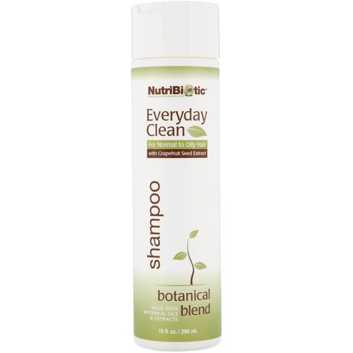 NutriBiotic  Everyday Clean  Shampoo  Botanical Blend  10 fl oz (296 ml)