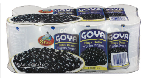 Goya Black Beans, 8 pk./15.5 oz.