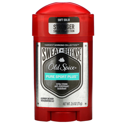 Old Spice  Pure Sport Plus  Extra Strong Anti-Perspirant/Deodorant  Soft Solid  2.6 oz (73 g)