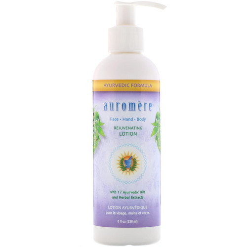 Auromere  Rejuvenating Face  Hand & Body Lotion  8 oz (236 ml)