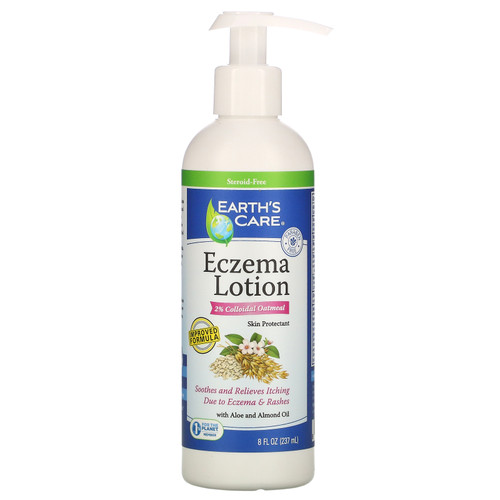 Earth's Care  Eczema Lotion  2% Colloidal Oatmeal  8 fl oz (237 ml)