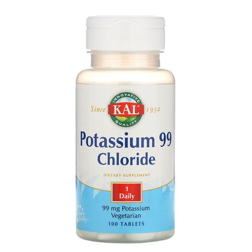 KAL  Potassium 99 Chloride  99 mg  100 Tablets