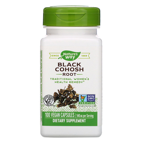 Nature's Way  Black Cohosh Root  540 mg  100 Vegan Capsules