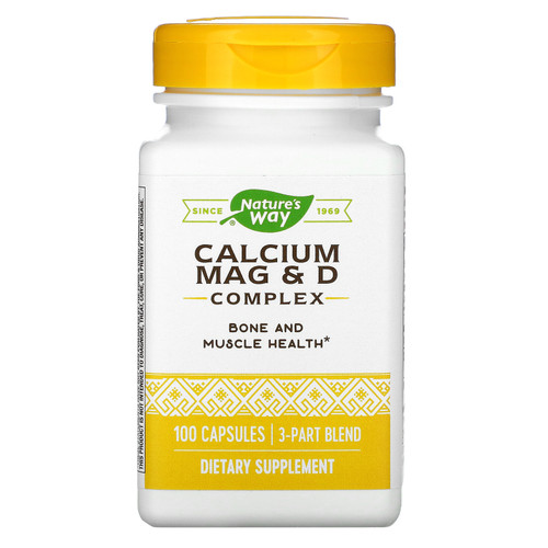 Nature's Way  Calcium Mag & D Complex  100 Capsules