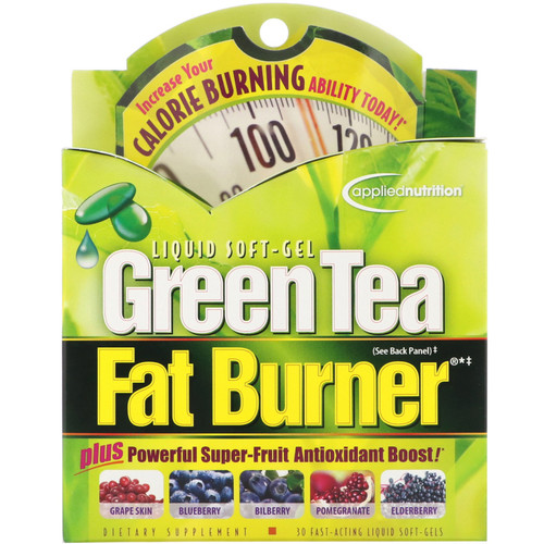 appliednutrition  Green Tea Fat Burner  30 Fast-Acting Liquid Soft-Gels