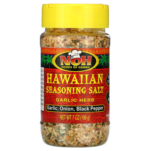 NOH Foods of Hawaii  Hawaiian Seasoning Salt  Garlic Herb  7 oz (198 g)