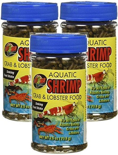 3 Pack Aquatic Shrimp Crab And Lobster Food