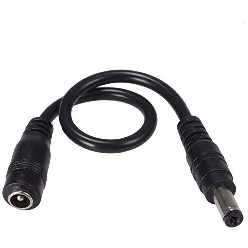 SoulBay 5.5 x 2.1mm Jack Reverse Polarity Converter Cable for Guitar Piano