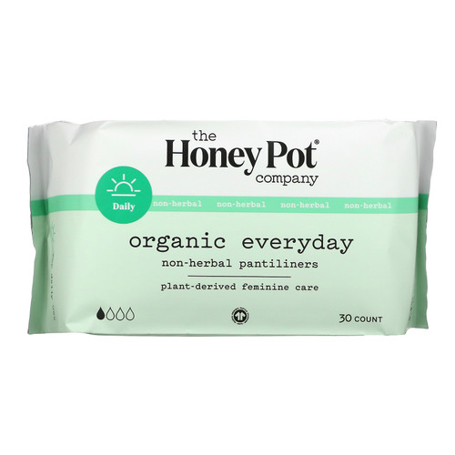 The Honey Pot Company  Organic Everyday Non-Herbal Pantiliners   30 Count