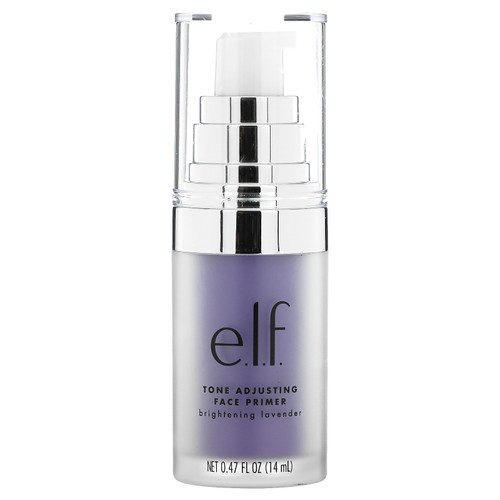 E.L.F.  Tone Adjusting Face Primer  Brightening Lavender  0.47 fl oz (14 ml)