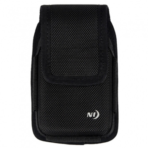 NITE IZE NYLON VERTICAL HARD SHELL BLACK POUCH WITH CLOSURE - X-LARGE