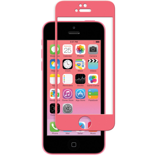 Moshi iVisor Glass Screen Protector for iPhone 5/5s/5c/SE - Pink